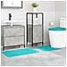 Tappeto da bagno 3 pcs Turchese 50 x 50 cm Polipropilene - Foto miniatura 9