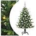 Albero di Natale artificiale preilluminato con set di palline - Foto miniatura 1