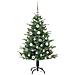 Albero di Natale artificiale preilluminato con set di palline - Foto miniatura 4