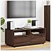 Mobile TV Rovere Marrone 100 x 48 x 43 cm Legno multistrato - Foto miniatura 2