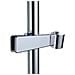 Supporto Universale Per Soffione Doccia In Lega Di Zinco Argentato, Ricambio Regolabile 18-25 Mm - Foto miniatura 2