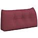 Cuscino per Schiena Rosso Vino 100 x 24 x 50 cm Tessuto - Foto miniatura 1
