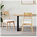 Sedie da pranzo 2 pcs Naturale 43 x 54 x 89 cm - Foto miniatura 2