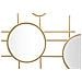 Specchio Con Cornice Cerchi 27-oro-metallo-117x4,5x61 Cm - Foto miniatura 2