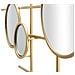 Specchio Con Cornice Cerchi 27-oro-metallo-117x4,5x61 Cm - Foto miniatura 3