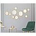 Specchio Con Cornice Cerchi 27-oro-metallo-117x4,5x61 Cm - Foto miniatura 5