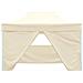 Tenda Party Crema 280 x 410 x 315 cm Tessuto Oxford - Foto miniatura 5