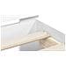 Struttura del letto Bianco 152 x 203 cm Legno multistrato - Foto miniatura 6
