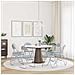 Sedia pieghevole 8 pcs Grigio 48 x 43,5 x 81 cm Pelle Sintetica - Foto miniatura 4