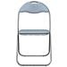 Sedia pieghevole 8 pcs Grigio 48 x 43,5 x 81 cm Pelle Sintetica - Foto miniatura 5