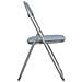 Sedia pieghevole 8 pcs Grigio 48 x 43,5 x 81 cm Pelle Sintetica - Foto miniatura 6