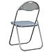 Sedia pieghevole 8 pcs Grigio 48 x 43,5 x 81 cm Pelle Sintetica - Foto miniatura 7
