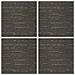 Piastrella per Tappeto Striato Marrone Chiaro 50 x 50 cm 4 pcs - Foto miniatura 3