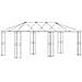 Struttura Gazebo 6 x 3 m Nero Acciaio - Foto miniatura 1