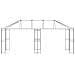 Struttura Gazebo 6 x 3 m Nero Acciaio - Foto miniatura 4