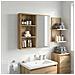 Armadio da bagno a muro Rovere Artigianale 40 x 14 x 70 cm - Foto miniatura 2