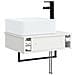Lavabo da Parete Bianco Lucido 53 x 35 x 39 cm - Foto miniatura 8