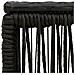 Tavolo da Giardino Nero 55 x 55 x 37 cm Rattan PE e Vetro - Foto miniatura 5