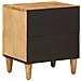 Comodino Marrone 40 x 33,5 x 46 cm Legno di mango massello - Foto miniatura 5