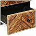 Comodino Marrone 40 x 33,5 x 46 cm Legno di mango massello - Foto miniatura 7