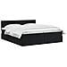Letto con Contenitore con testiera 2 pz Nero - Foto miniatura 3