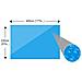 Telo Copripiscina Solare Copertura Rettangolare Pe 450 X 220 Cm Blu - Foto miniatura 3