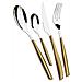 Posate Glamour Di , Set 24 Pz. Scatola Gallery - Oro - Foto miniatura 1