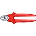 KNIPEX Cesoia per cavi Manici Rivesti in resina Termoplastica Isolamento 1000V (230 mm) 95 06 230 - Foto miniatura 1