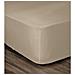 Lenzuolo Con Angoli 100% Cotone 180x200x30 Cm Beige - Foto miniatura 1