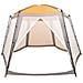 Tenda per Piscina in Tessuto 500x433x250 cm Grigio - Foto miniatura 2