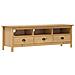 Mobile Porta TV Hill Marrone Miele 158x40x47cm Legno Pino - Foto miniatura 1