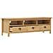 Mobile Porta TV Hill Marrone Miele 158x40x47cm Legno Pino - Foto miniatura 3