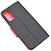Maxy Custodia Book Orizzontale Silicone Case Per Samsung Galaxy S20 5g G981 Black-pink - Foto miniatura 2