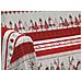Telo Arredo Granfoulard Copritutto Cotone Copriletto Multiuso Disegni Invernali Ob 2 Piazze Oliver Rosso - Foto miniatura 2