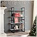 Libreria 4Ripiani Grigio Cemento 100x30x140cm Legno Multistrato - Foto miniatura 1