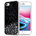 Custodia Compatibile Con Apple Iphone 7 / 7s / 8 / Se 2020 In Nero Con Glitter - Coperchio Protettivo In Silicone Tpu Flessibile Con Glitter Scintillanti - Foto miniatura 1