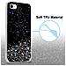 Custodia Compatibile Con Apple Iphone 7 / 7s / 8 / Se 2020 In Nero Con Glitter - Coperchio Protettivo In Silicone Tpu Flessibile Con Glitter Scintillanti - Foto miniatura 4