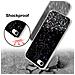 Custodia Compatibile Con Apple Iphone 7 / 7s / 8 / Se 2020 In Nero Con Glitter - Coperchio Protettivo In Silicone Tpu Flessibile Con Glitter Scintillanti - Foto miniatura 6