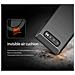 Custodia Compatibile Con Samsung Galaxy S10 Plus In Brushed Nero - Coperchio Protettivo In Silicone Tpu Flessibile In Look Acciaio Inossidabile-fibra Di Carbonio - Foto miniatura 5