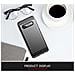 Custodia Compatibile Con Samsung Galaxy S10 Plus In Brushed Nero - Coperchio Protettivo In Silicone Tpu Flessibile In Look Acciaio Inossidabile-fibra Di Carbonio - Foto miniatura 6