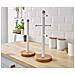 Nordic Nordic Porta Tazze Supporto Per 6 Tazze, Acciaio Al Carbonio E Bambù, Moderno Bianco - Foto miniatura 6