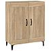 Credenza Rovere Sonoma 69,5x34x90 Cm In Legno Multistrato - Foto miniatura 2