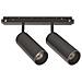 Ego Track Double 24w 3000k 1-10v Bk - L190xh163xp40mm - Foto miniatura 1