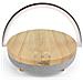 Lampada da Tavolo Led con Speaker da 10 Watt e Caricatore Wireless Touch Control 3 Livelli di Illuminazione Regolabili Colore Legno - Foto miniatura 1