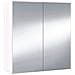 Mobile Pensile Bagno Lafayette, Mobile Per Bagno, Armadietto Sospeso, Bianco Lucido, 60x21h65 - 2 Ante Cm - Foto miniatura 2
