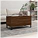Tavolino Salotto Rovere Marrone 90x44,5x45 Cm Legno Multistrato - Foto miniatura 1