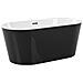 Vasca Da Bagno Freestanding Havana 170 X 73 Cm Nero /bianco - Foto miniatura 7