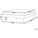 Letto Con Led Toucy 140 X 200 Cm Frassino Marrone - Foto miniatura 7