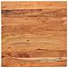 Piano Per Tavolo 80x80x2,5 Cm Quadrato Legno Massello Di Acacia - Foto miniatura 1