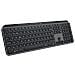 Mx Keys S Tastiera Rf Senza Fili + Bluetooth Qwertz Svizzere Grafite - Foto miniatura 2